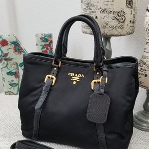 Prada Small Tote Black